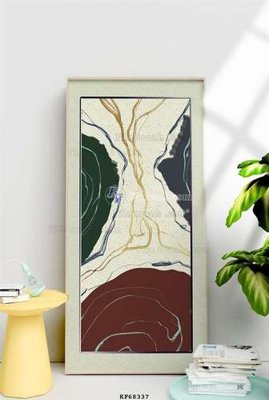 File in trần File tranh hiện đại pha lê gương KF68337 (file gốc) xuyên sáng