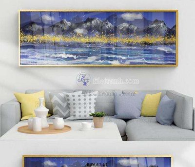 File gốc File tranh hiện đại pha lê gương KF68341 (in tráng gương) nghệ thuật