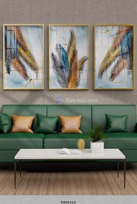 File tranh PSD File tranh hiện đại pha lê gương KF68362 chất lượng cao