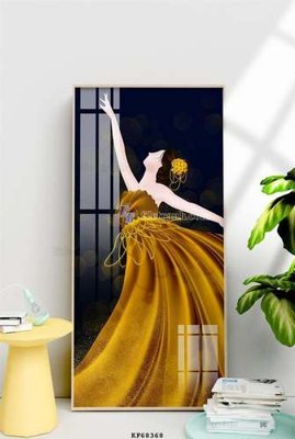 File gốc File tranh hiện đại pha lê gương KF68368 (dành cho trang trí nội thất)