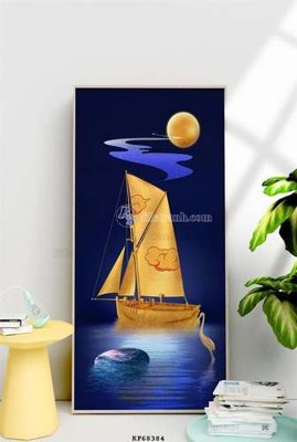 File in lụa File tranh hiện đại pha lê gương KF68384 (tân cổ điển) File tranh hiện đại pha lê gương KF68384