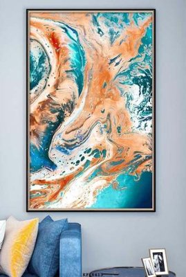 File gốc File tranh hiện đại pha lê gương KF68413 (in lụa) chi tiết cao