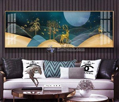 File gốc File tranh hiện đại pha lê gương KF68421 (phong cách) châu Âu