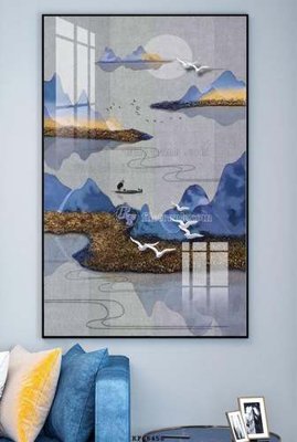 Download file gốc File tranh hiện đại pha lê gương KF68458 (in mica) trong suốt