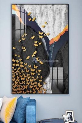 File ảnh File tranh hiện đại pha lê gương KF68475 (gốc) in quảng cáo ngoài trời