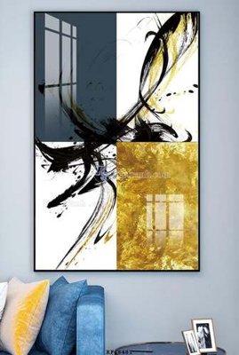 File tranh File tranh hiện đại pha lê gương KF68481 (file gốc) chủ đề phong thủy