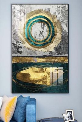 File tranh File tranh hiện đại pha lê gương KF68483 (bản gốc) treo phòng ăn