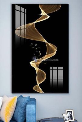 Hình ảnh gốc File tranh hiện đại pha lê gương KF68505 (để in khổ lớn)