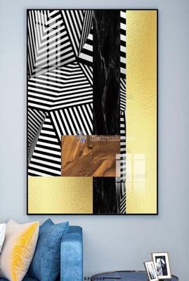 File gốc File tranh hiện đại pha lê gương KF68509 (trang trí) phòng ngủ