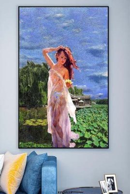 Download file gốc File tranh hiện đại pha lê gương KF68529 (in mica) trong suốt