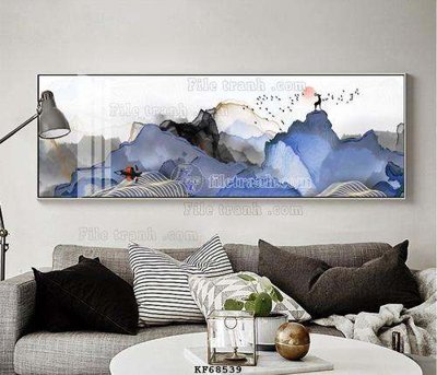 File PSD File tranh hiện đại pha lê gương KF68539 (bản gốc) dễ dàng edit