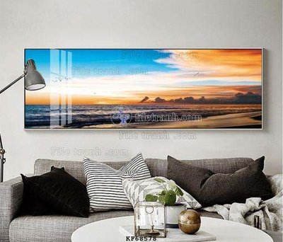 File tranh File tranh hiện đại pha lê gương KF68578 (gốc) chủ đề động vật