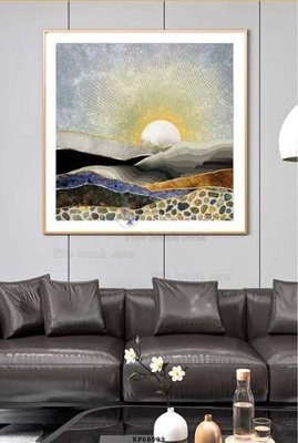 Download file gốc File tranh hiện đại pha lê gương KF68599 (in lụa) cao cấp