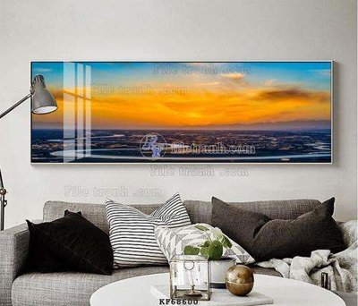 File ảnh File tranh hiện đại pha lê gương KF68600 (gốc) dùng in Pano