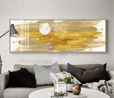 Ảnh gốc File tranh hiện đại pha lê gương KF68623 (nét căng) in mica