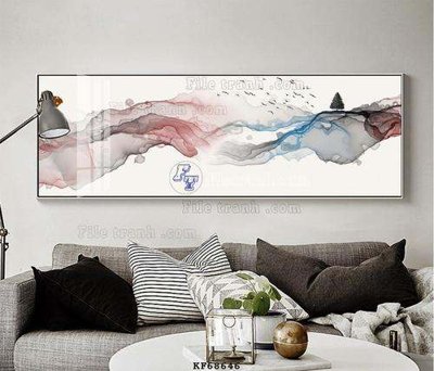 Tải file gốc File tranh hiện đại pha lê gương KF68646 dùng cho in ấn