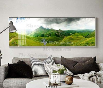 File gốc File tranh hiện đại pha lê gương KF68681 (ảnh chi tiết) để in lụa