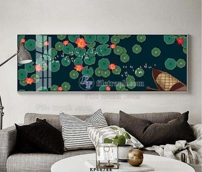 File ảnh File tranh hiện đại pha lê gương KF68744 (gốc) dùng in Pano