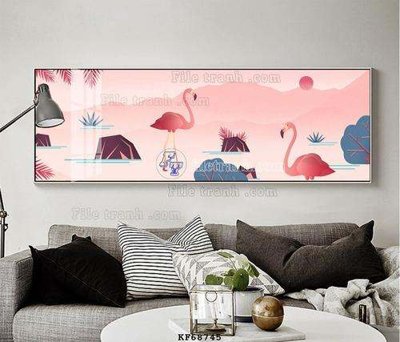 File ảnh File tranh hiện đại pha lê gương KF68745 (gốc) dùng in Pano