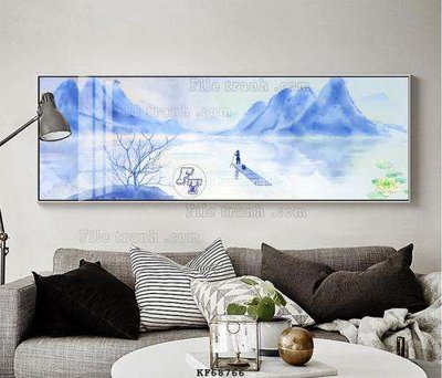 File gốc File tranh hiện đại pha lê gương KF68766 (ảnh chi tiết) để in ấn