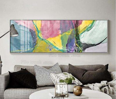 File PSD File tranh hiện đại pha lê gương KF68775 (bản gốc) độ phân giải cao