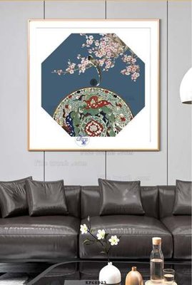 File tranh gốc File tranh hiện đại pha lê gương KF68823 (bản đẹp) độc quyền