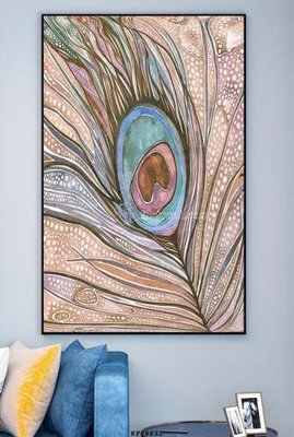 Download file gốc File tranh hiện đại pha lê gương KF68832 (in mica) trang trí