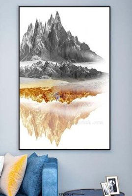 File in mica File tranh hiện đại pha lê gương KF68914 (bản gốc) sắc sảo