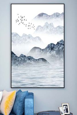 Download file gốc File tranh hiện đại pha lê gương KF68933 (in lụa) nghệ thuật