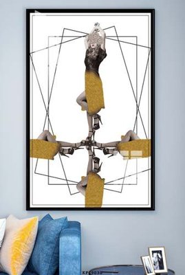 Tải file File tranh hiện đại pha lê gương KF69038 (gốc) chủ đề phong thủy