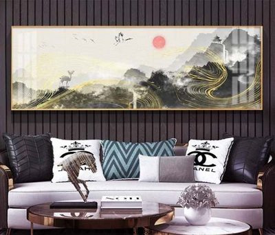 File gốc File tranh hiện đại pha lê gương KF69089 (ảnh chi tiết) để in ấn