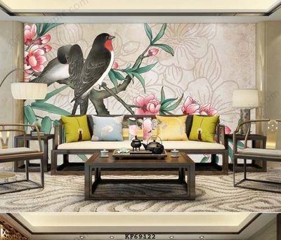 File in trần File tranh hiện đại pha lê gương KF69122 (bản gốc) 5D