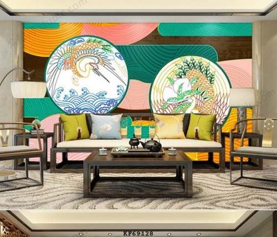 File gốc in ấn File tranh hiện đại pha lê gương KF69128 độ phân giải cao