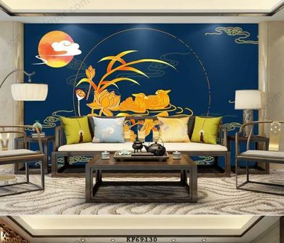 File in ấn File tranh hiện đại pha lê gương KF69130 (bản gốc) cao cấp