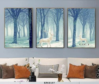 Ảnh gốc File tranh hiện đại pha lê gương KF69197 (độ nét cao) in mica