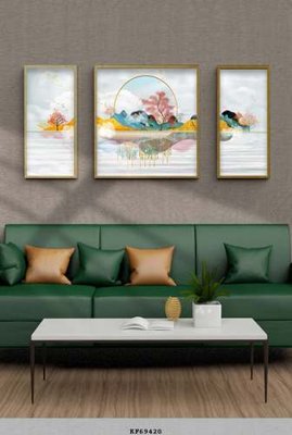 File tranh File tranh hiện đại pha lê gương KF69420 (bản gốc) trang trí văn phòng