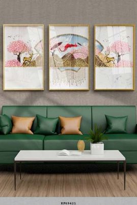 Tải file PSD File tranh hiện đại pha lê gương KF69421 (nguyên layer) để in