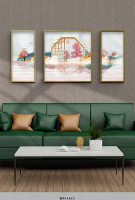 File tranh File tranh hiện đại pha lê gương KF69423 (gốc) chủ đề con người