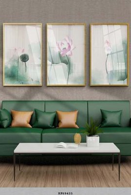 Hình ảnh file gốc in lụa File tranh hiện đại pha lê gương KF69433