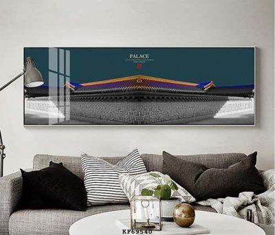 File in ấn File tranh hiện đại pha lê gương KF69540 chuyên nghiệp