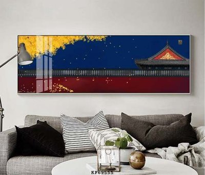 File tranh File tranh hiện đại pha lê gương KF69555 (bản gốc) in lụa 5D