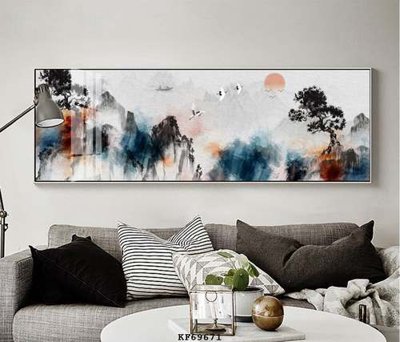 File in lụa File tranh hiện đại pha lê gương KF69671 (chất lượng cao) File tranh hiện đại pha lê gương KF69671