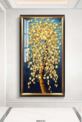 Tải file gốc in lụa File tranh hiện đại pha lê gương KF69721 siêu nét