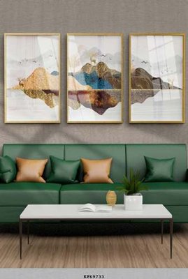 Tải file File tranh hiện đại pha lê gương KF69733 (PSD) cho in tranh 3D