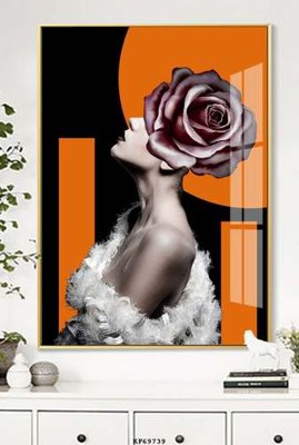 File PSD File tranh hiện đại pha lê gương KF69739 (bản gốc) dễ dàng edit