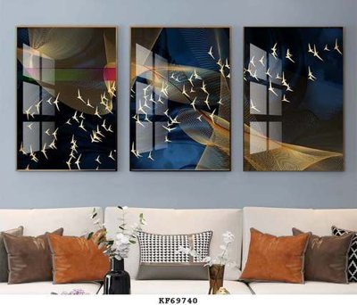 File gốc File tranh hiện đại pha lê gương KF69740 (phong cách) tối giản