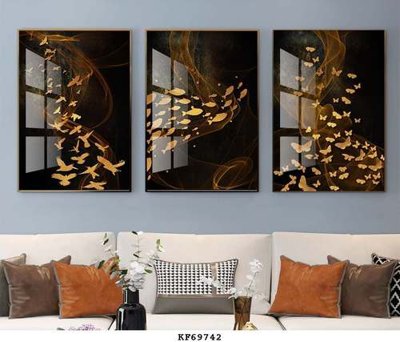 Tải file File tranh hiện đại pha lê gương KF69742 (PSD) cho in tranh 3D