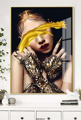 File gốc File tranh hiện đại pha lê gương KF69827 cho in ấn và thiết kế