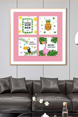 Ảnh mô tả file gốc in mica File tranh hiện đại pha lê gương KF69858