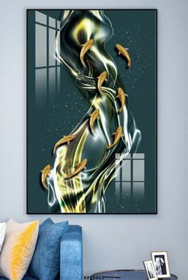 Tải file PSD File tranh hiện đại pha lê gương KF69862 (nguyên layer) để in